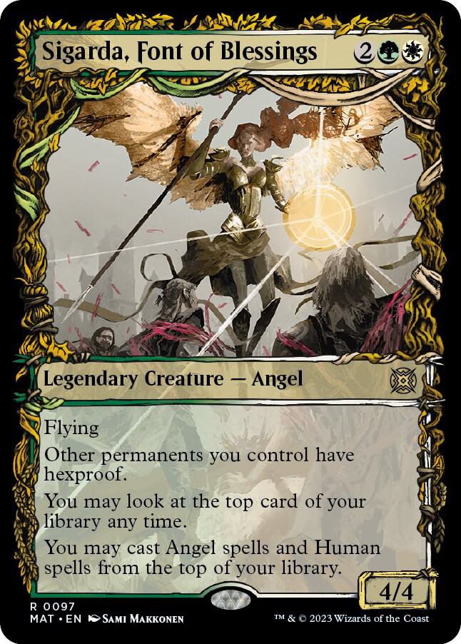 Sigarda, Font of Blessings 97/50 (March of the Machine: The Aftermath)  - Showcase Foil