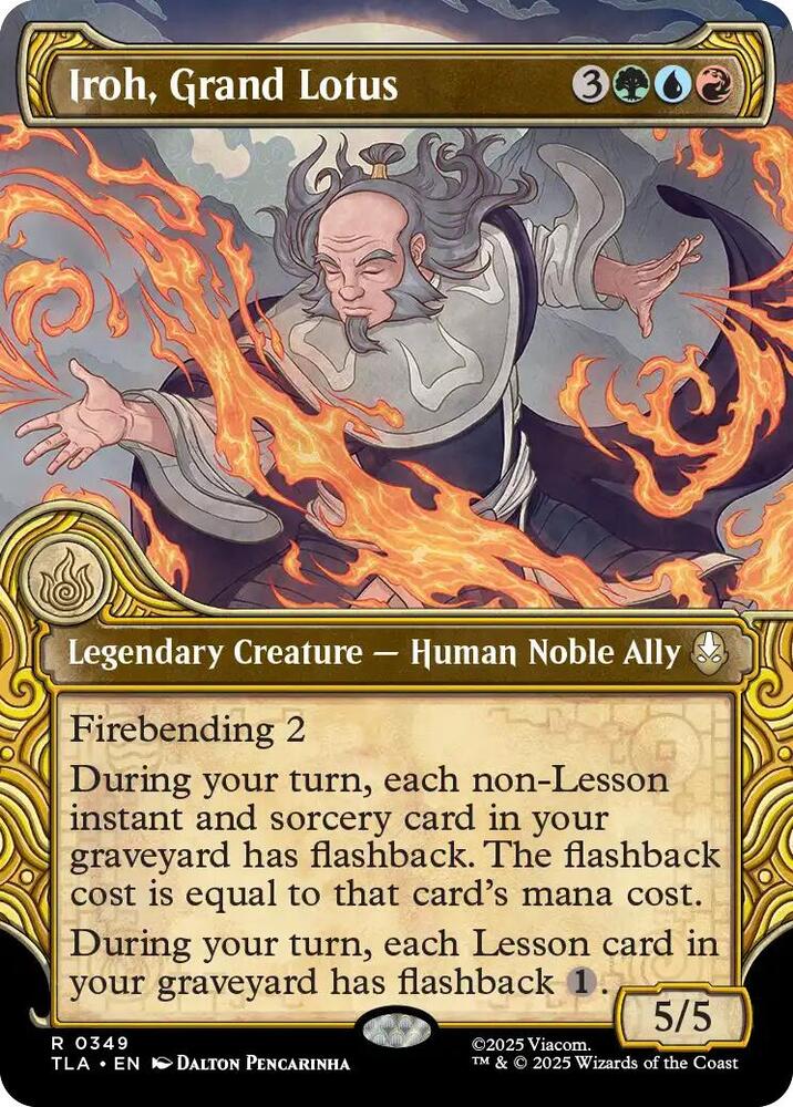 Iroh Grand Lotus Showcase (Avatar: The Last Airbender)  - Foil
