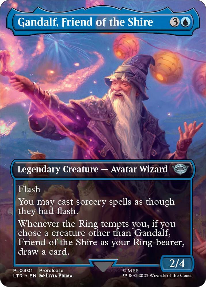Gandalf Friend of the Shire Borderless (Universes Beyond: The Lord of the Rings: Tales of Middle-earth) 