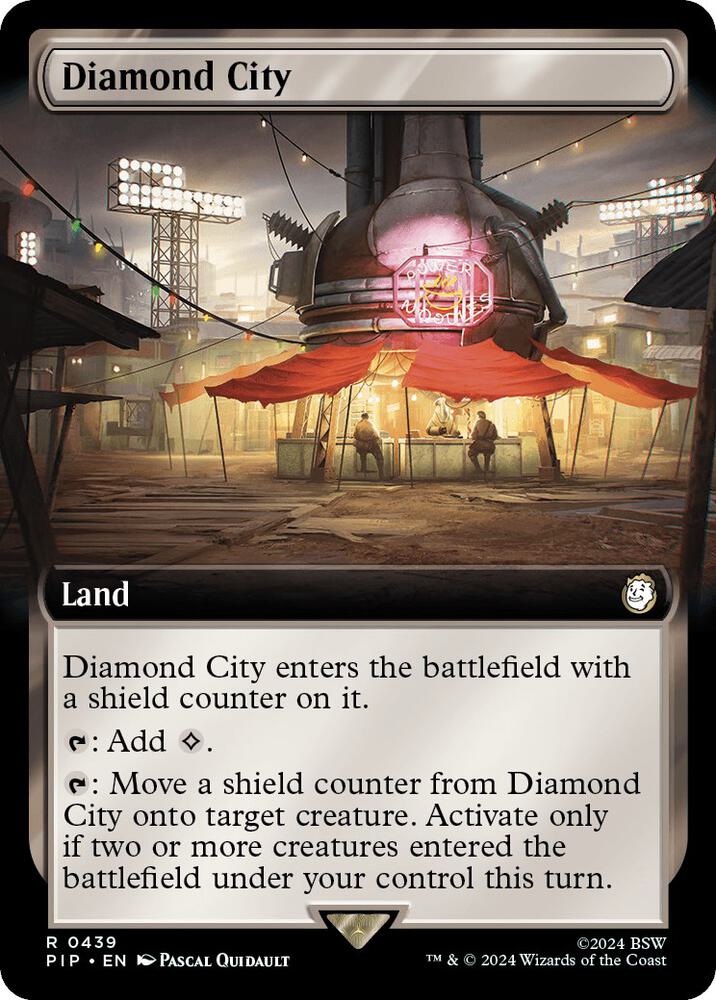 Diamond City Extended Art (Universes Beyond: Fallout) 