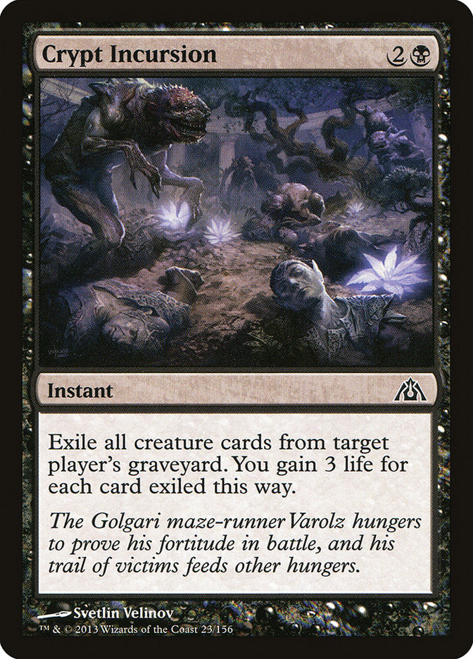 Crypt Incursion 23 (Dragon's Maze)  - Foil