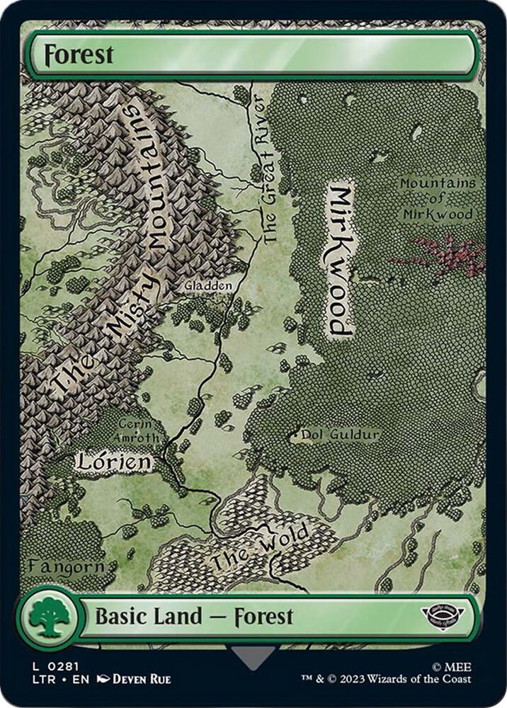 Forest 0281 (Universes Beyond: The Lord of the Rings: Tales of Middle-earth)  - Foil