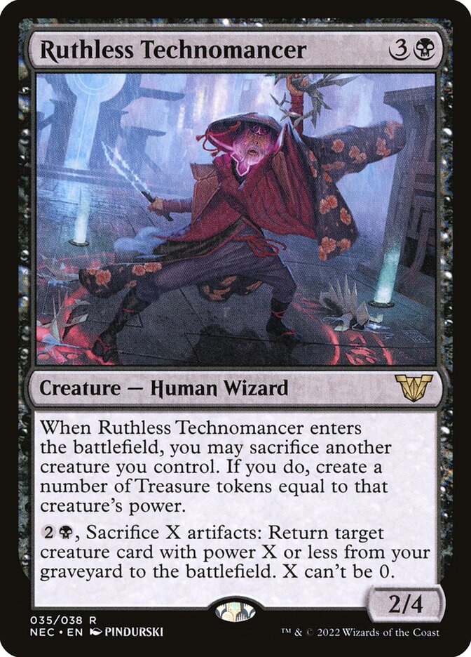 Ruthless Technomancer (Commander: Kamigawa: Neon Dynasty) 