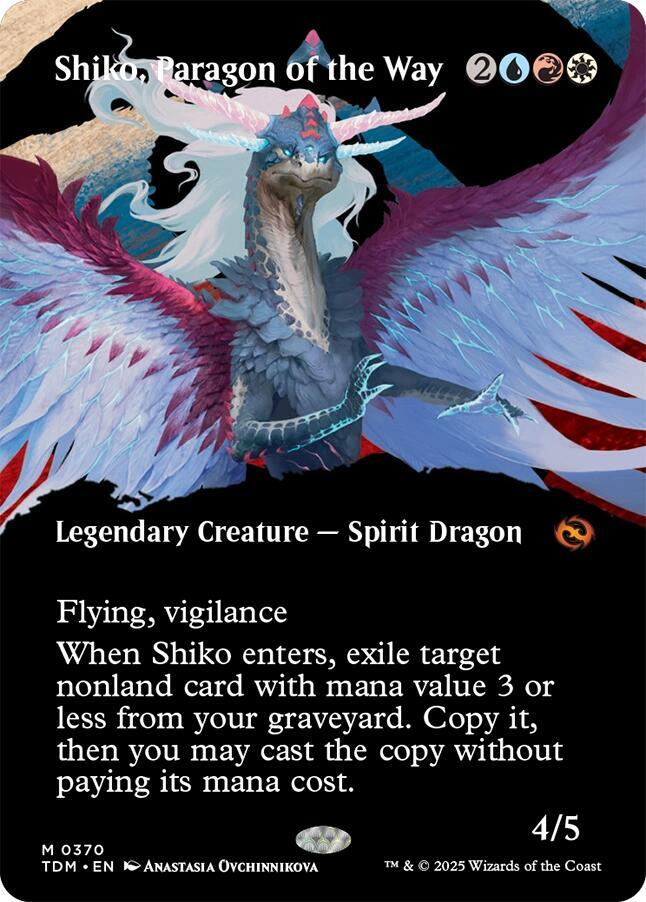 Shiko, Paragon of the Way 370 (Tarkir: Dragonstorm)  - Foil