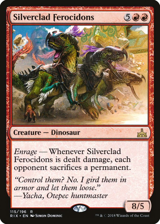 Silverclad Ferocidons (Rivals of Ixalan) 