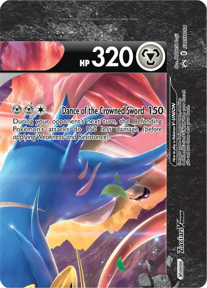 Zacian V UNION SWSH164 (SWSH: Sword & Shield Promo Cards)  - Holofoil