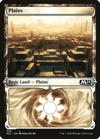 Plains 309 (Core Set 2021)  - Foil
