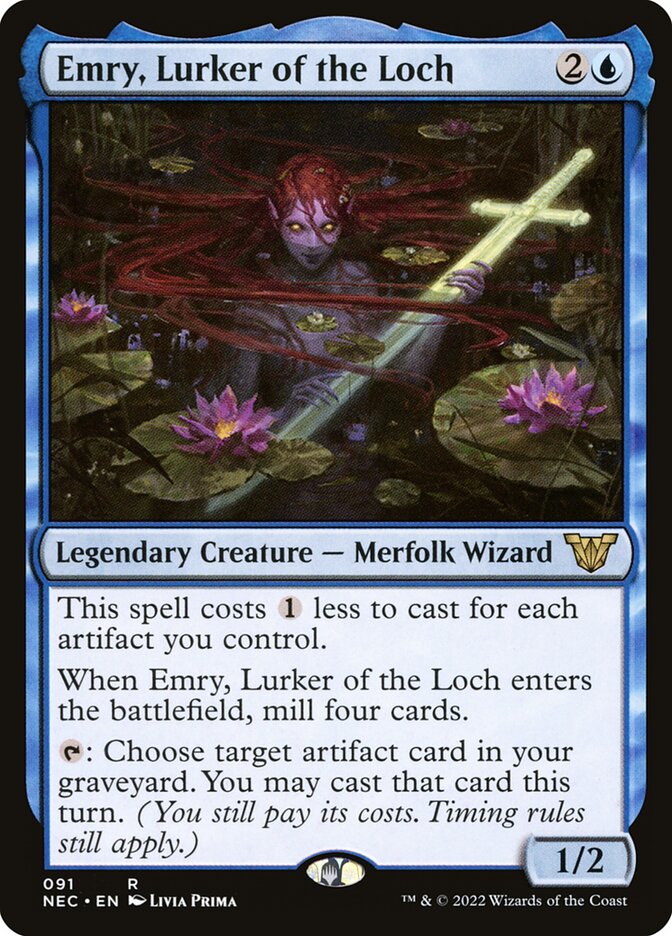 Emry Lurker of the Loch (Commander: Kamigawa: Neon Dynasty) 