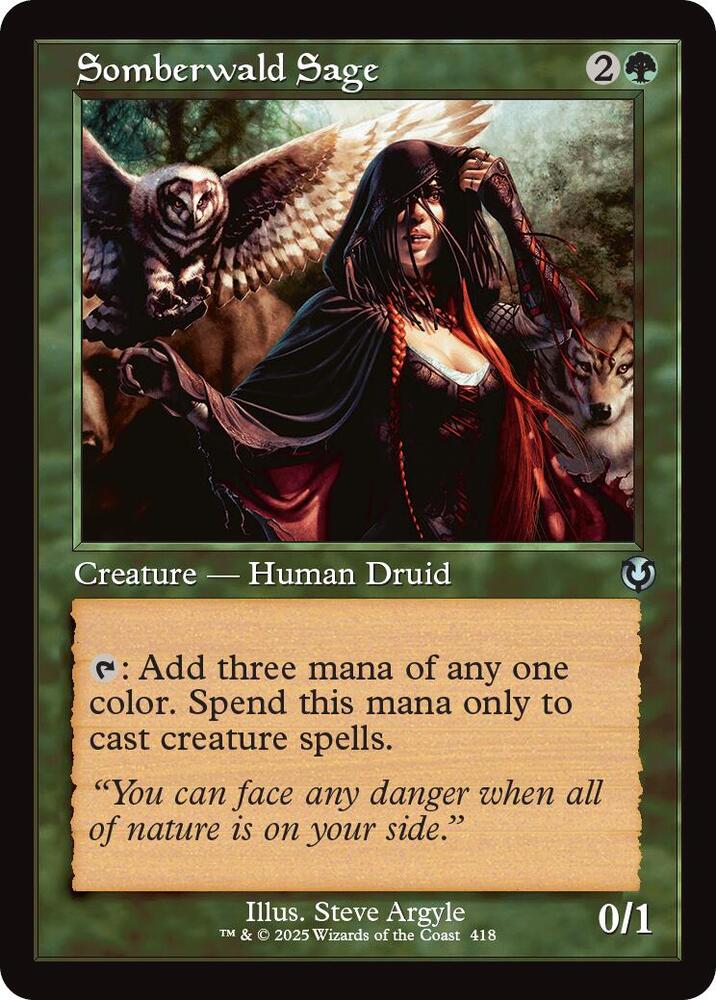 Somberwald Sage Retro Frame (Innistrad Remastered)  - Foil