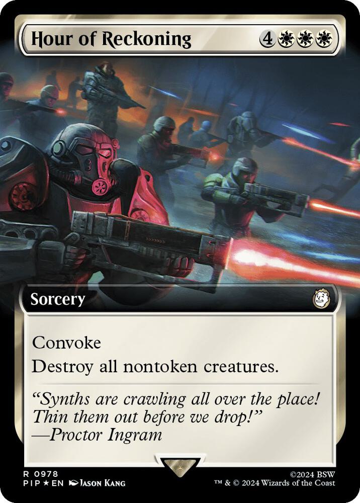 Hour of Reckoning Extended Art Surge Foil (Universes Beyond: Fallout)  - Foil