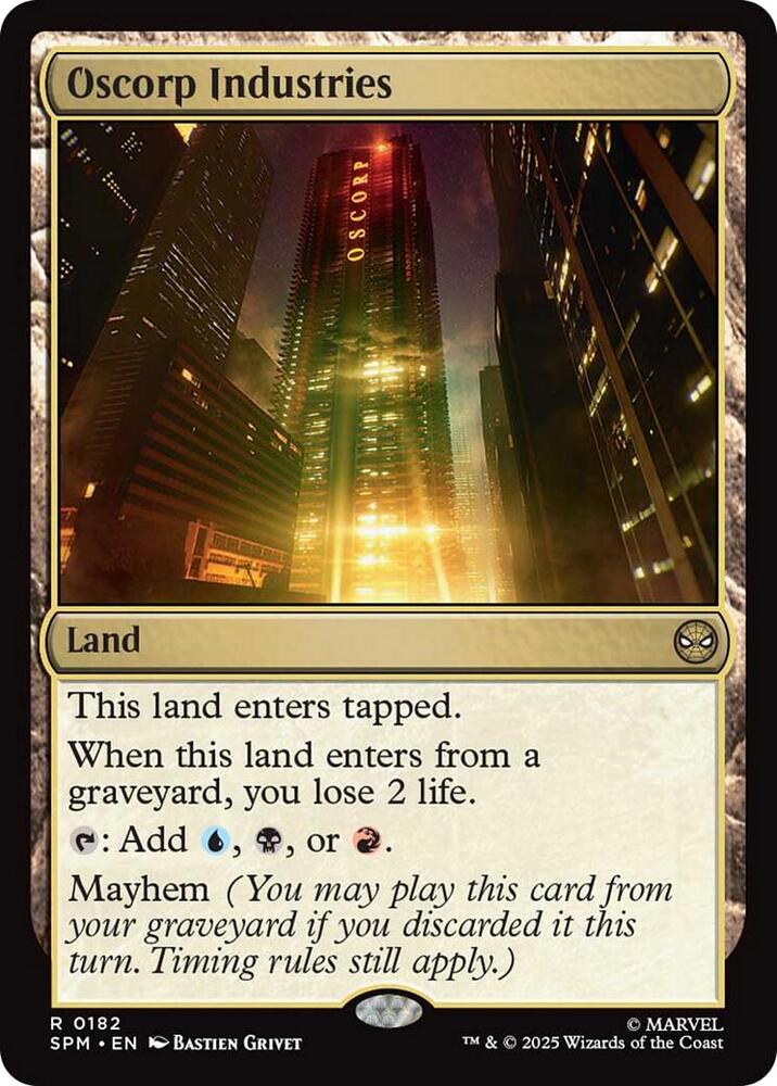 Oscorp Industries (Marvel's Spider-Man)  - Foil
