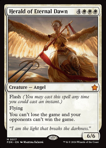 Herald of Eternal Dawn (Foundations)  - Foil