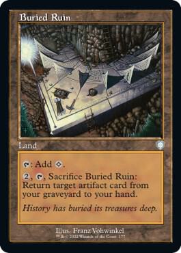 Buried Ruin Retro Frame (Commander: The Brothers' War) 