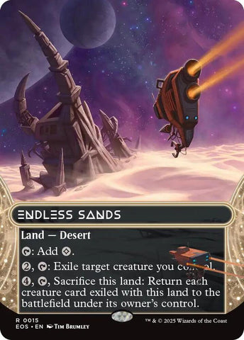 Endless Sands  15 (Edge of Eternities: Stellar Sights)  - Borderless Foil