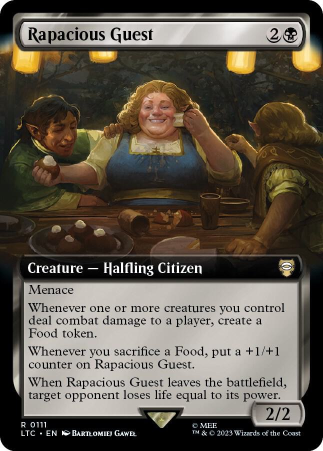 Rapacious Guest Extended Art (Commander: The Lord of the Rings: Tales of Middle-earth) 