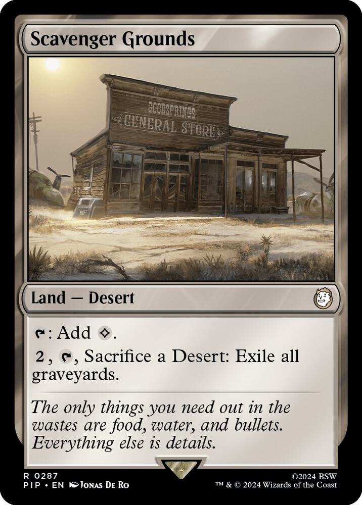 Scavenger Grounds (Universes Beyond: Fallout)  - Foil