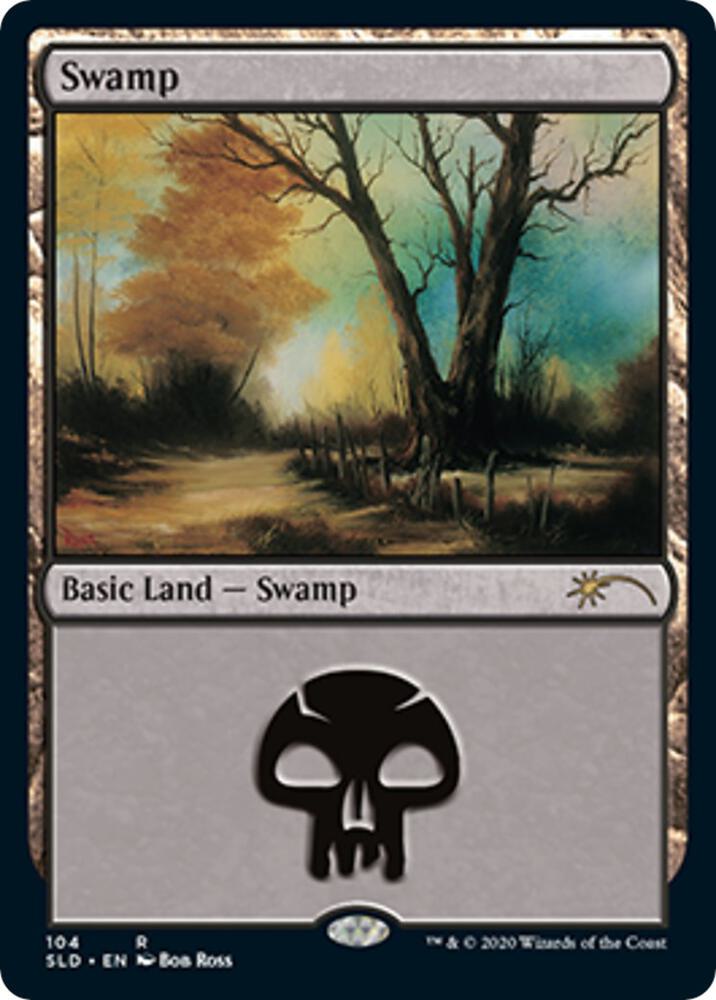 Swamp Bob Ross 104 (Secret Lair Drop Series)  - Foil