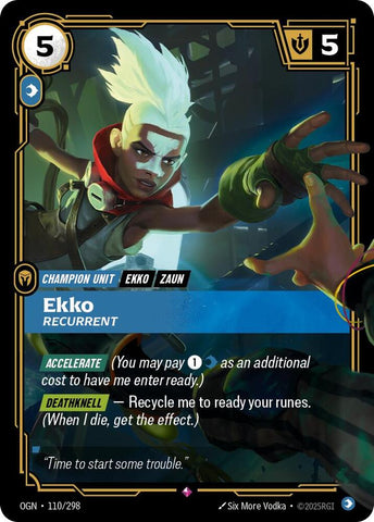 Ekko Recurrent (Origins)  - Foil
