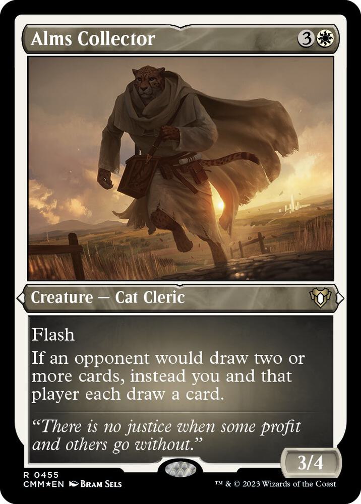 Alms Collector Foil Etched 455 (Commander Masters)  - Foil