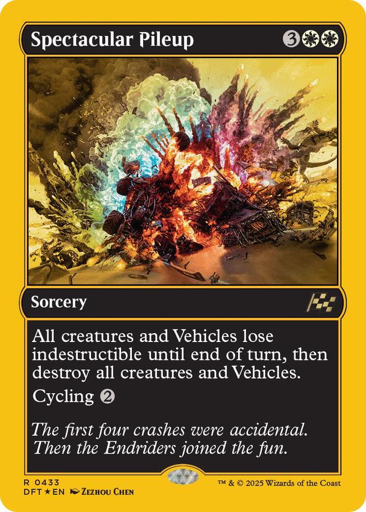 Spectacular Pileup First Place Foil (Aetherdrift)  - Foil