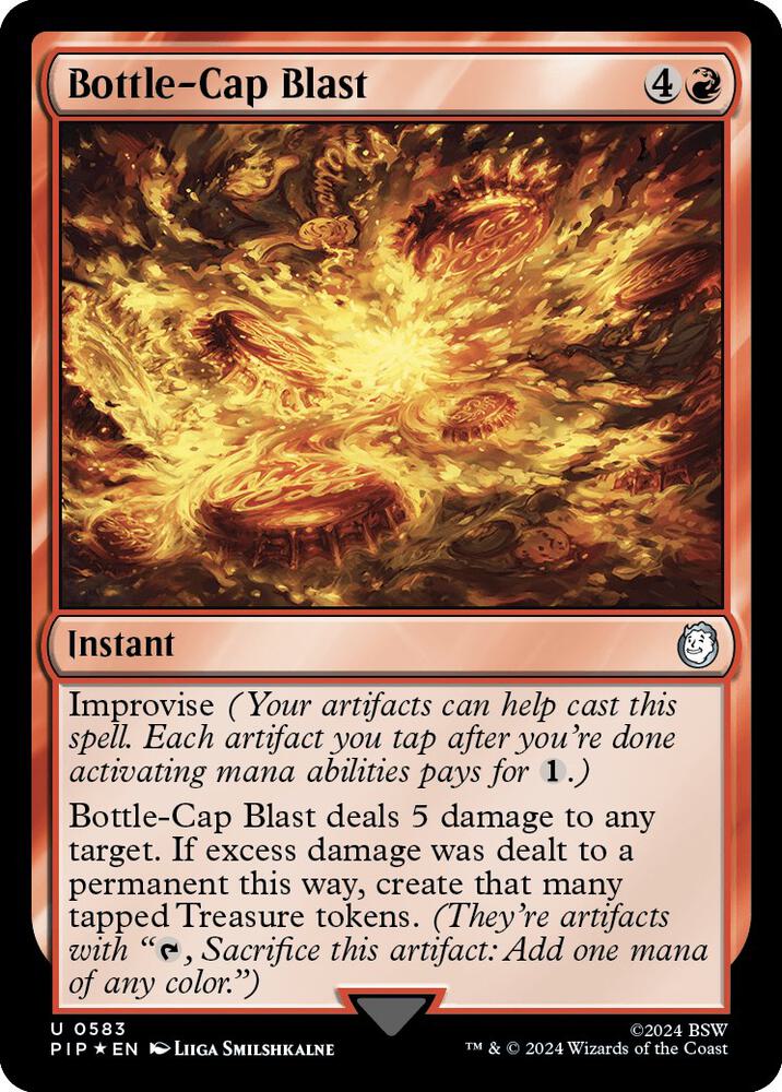 Bottle-Cap Blast 583/326 (Universes Beyond: Fallout)  - Surge Foil