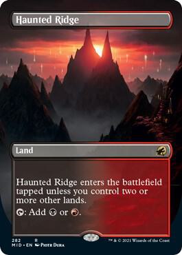 Haunted Ridge Borderless (Innistrad: Midnight Hunt) 