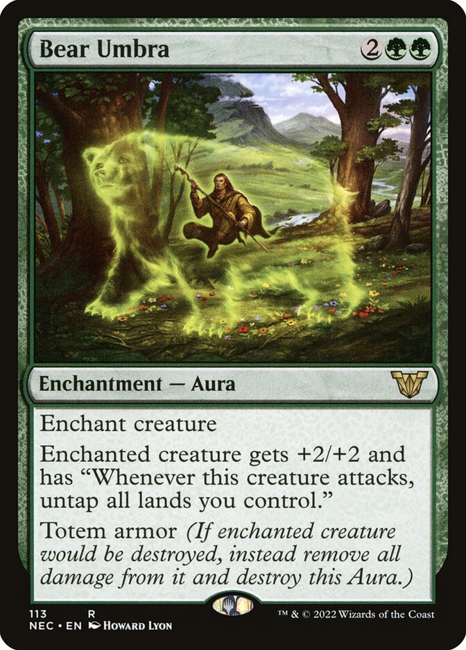 Bear Umbra (Commander: Kamigawa: Neon Dynasty) 