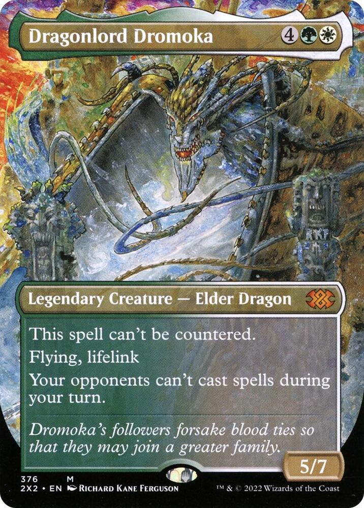 Dragonlord Dromoka Borderless (Double Masters 2022) 