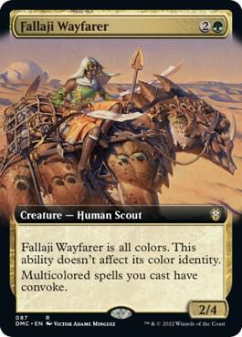 Fallaji Wayfarer Extended Art (Commander: Dominaria United) 