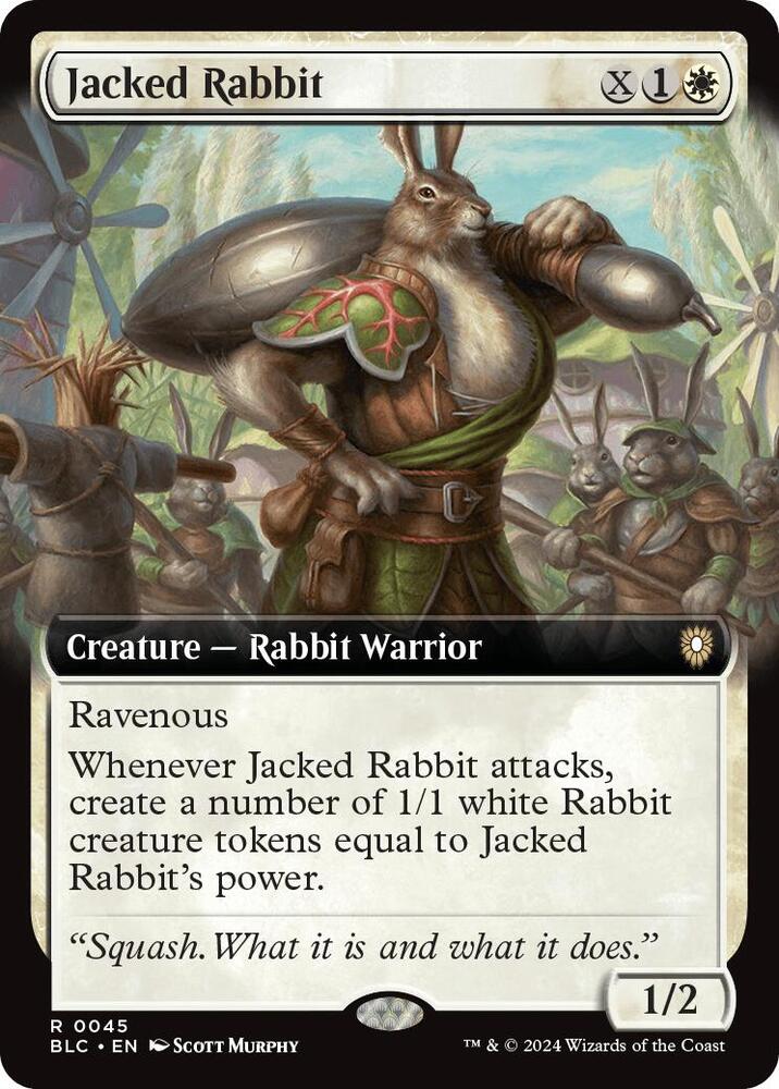 Jacked Rabbit Extended Art (Commander: Bloomburrow) 