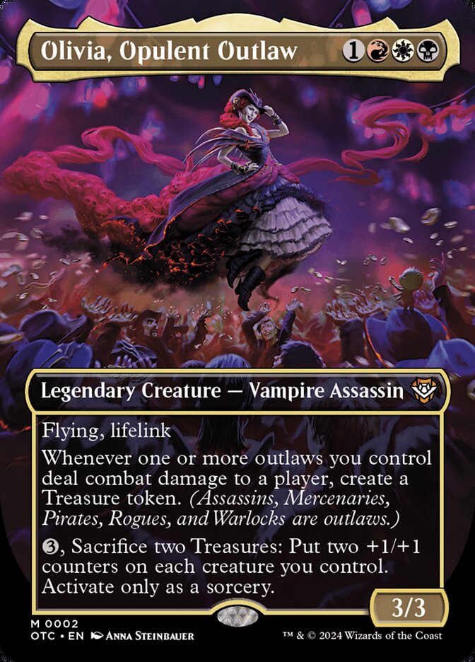 Olivia, Opulent Outlaw (Commander: Outlaws of Thunder Junction)  - Foil