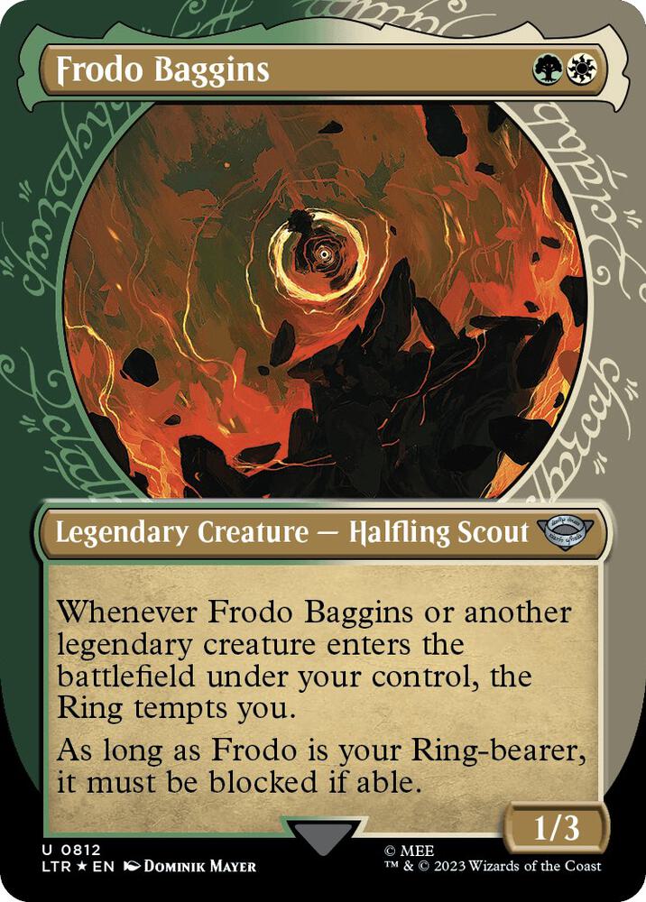 Frodo Baggins Showcase Surge Foil (Universes Beyond: The Lord of the Rings: Tales of Middle-earth)  - Foil