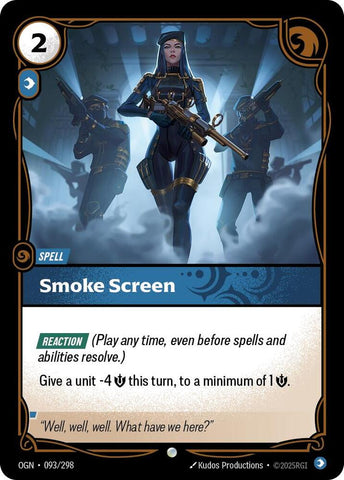 Smoke Screen (Origins)  - Foil