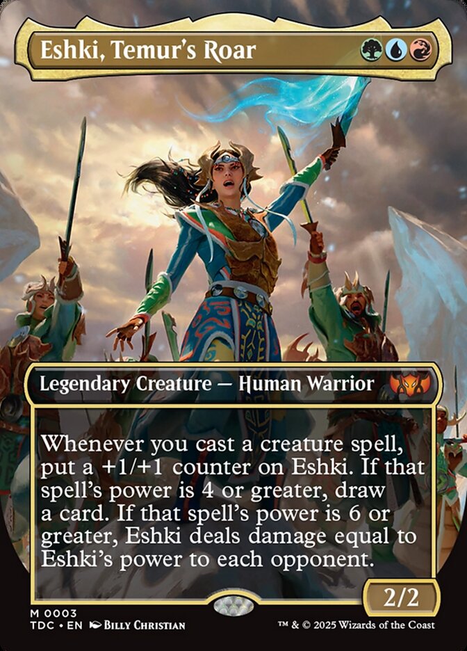 Eshki, Temur's Roar (Commander: Tarkir: Dragonstorm)  - Foil