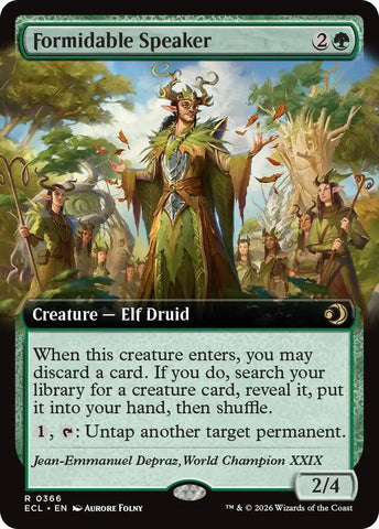 Formidable Speaker Extended Art (Lorwyn Eclipsed) 