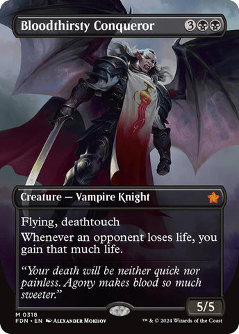 Bloodthirsty Conqueror Borderless (Foundations) 