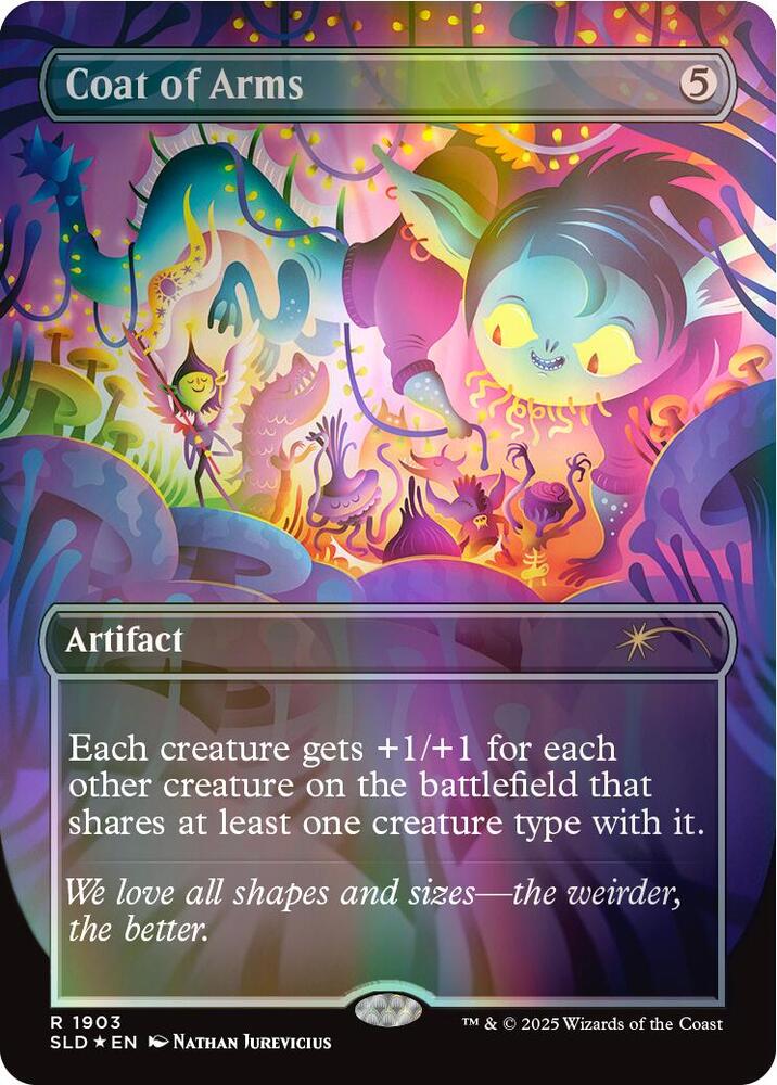 Coat of Arms 1903 Double Rainbow Foil 1903 (Secret Lair Drop Series)  - Borderless Double Rainbow Foil