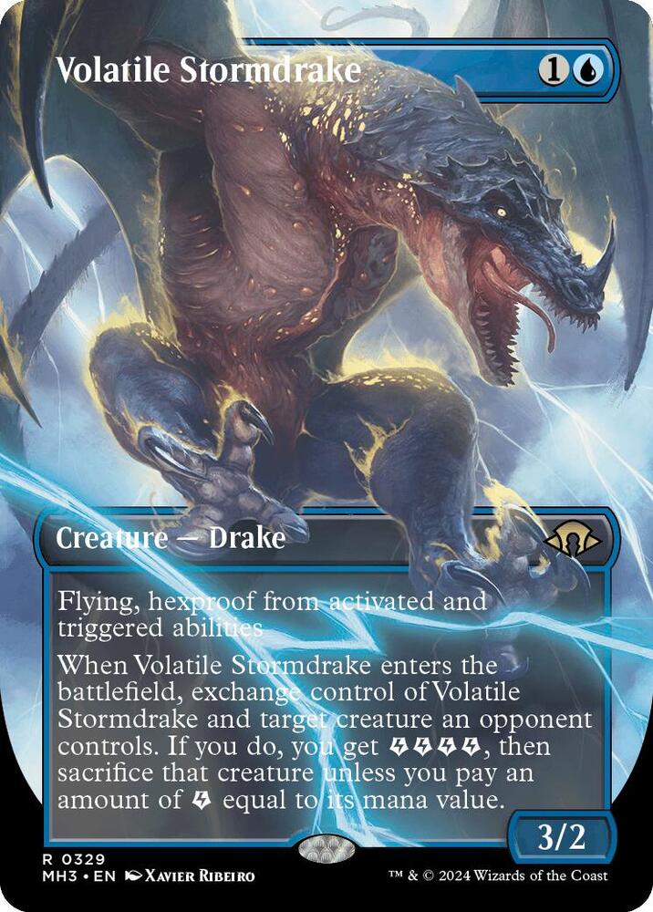 Volatile Stormdrake 329/319 (Modern Horizons 3)  - Borderless