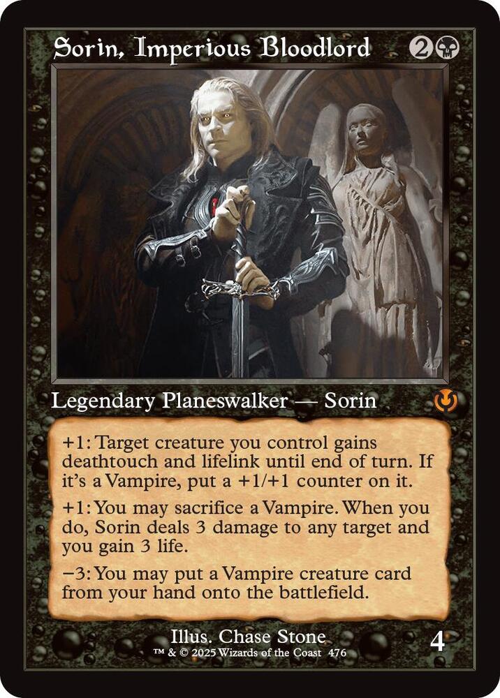 Sorin Imperious Bloodlord Retro Frame (Innistrad Remastered)  - Foil
