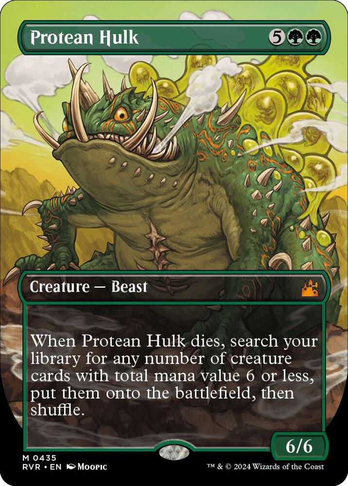 Protean Hulk Anime Borderless (Ravnica Remastered) 