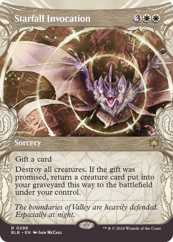 Starfall Invocation Showcase (Bloomburrow)  - Foil