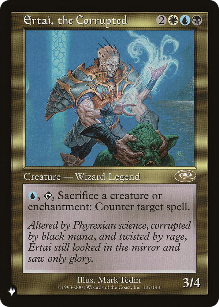Ertai the Corrupted (The List Reprints) 