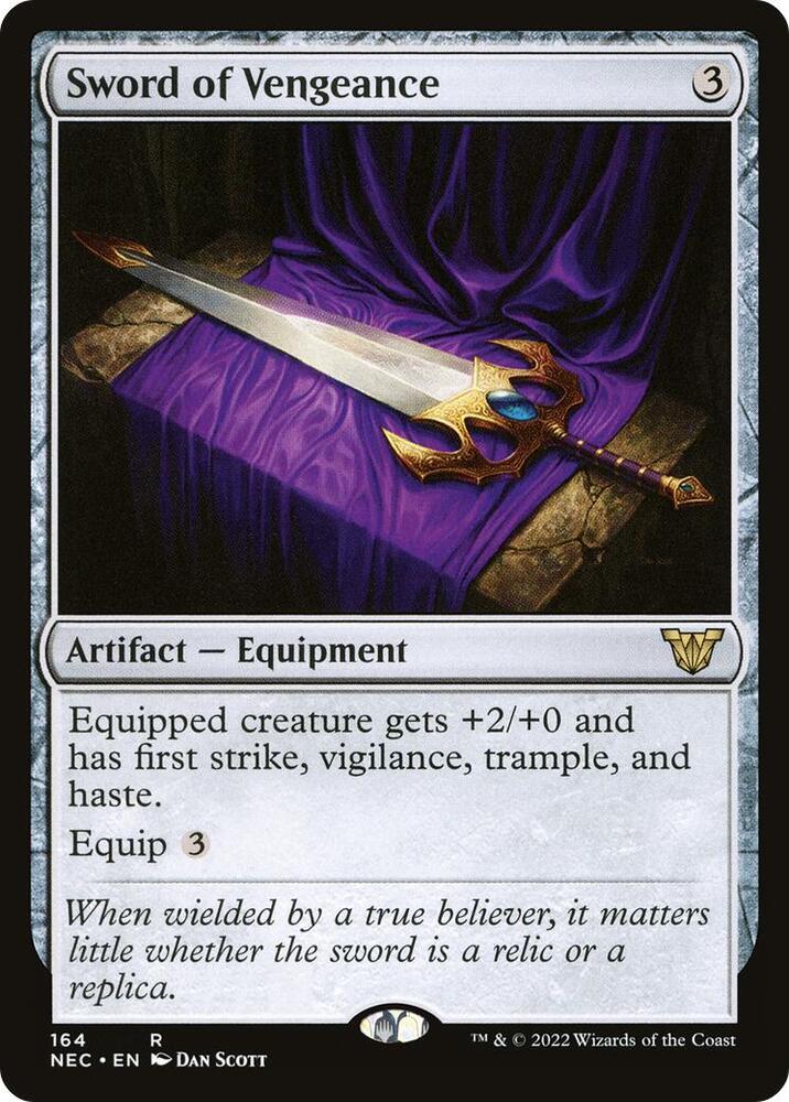 Sword of Vengeance (Commander: Kamigawa: Neon Dynasty) 