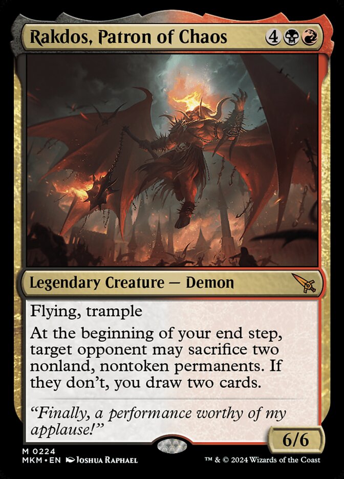 Rakdos, Patron of Chaos (Murders at Karlov Manor) 