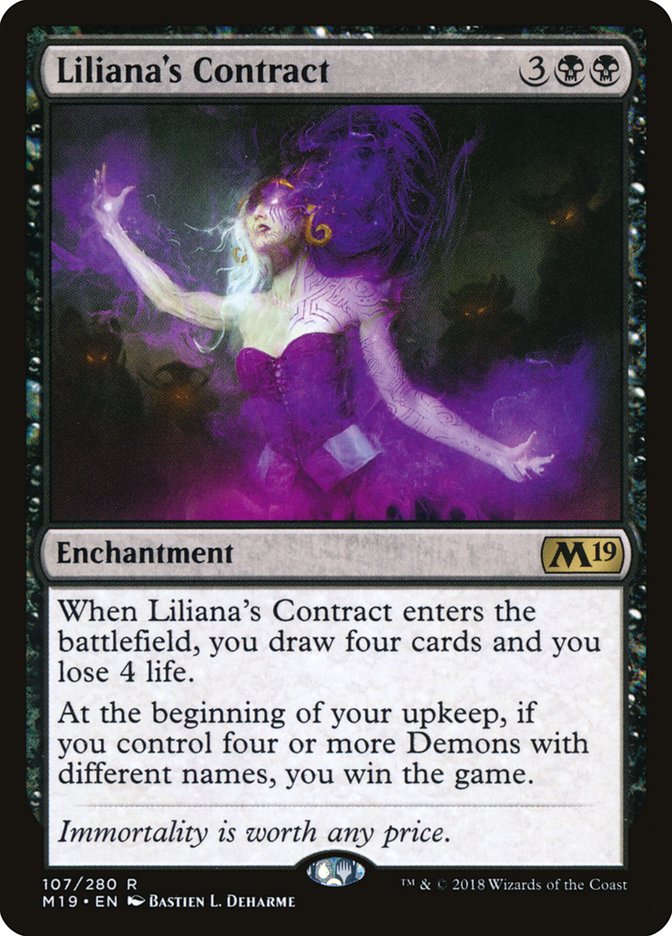 Liliana's Contract 107 (Core Set 2019) 
