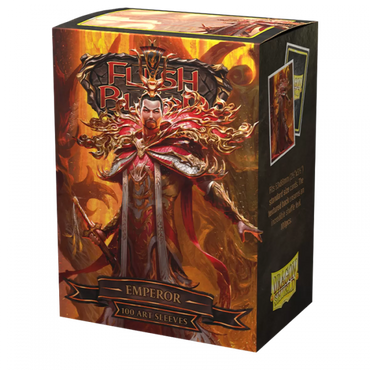 Dragon Shield - Box 100 - Matte Art - Flesh and Blood Emperor