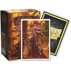 Dragon Shield - Box 100 - Matte Art - Flesh and Blood Emperor