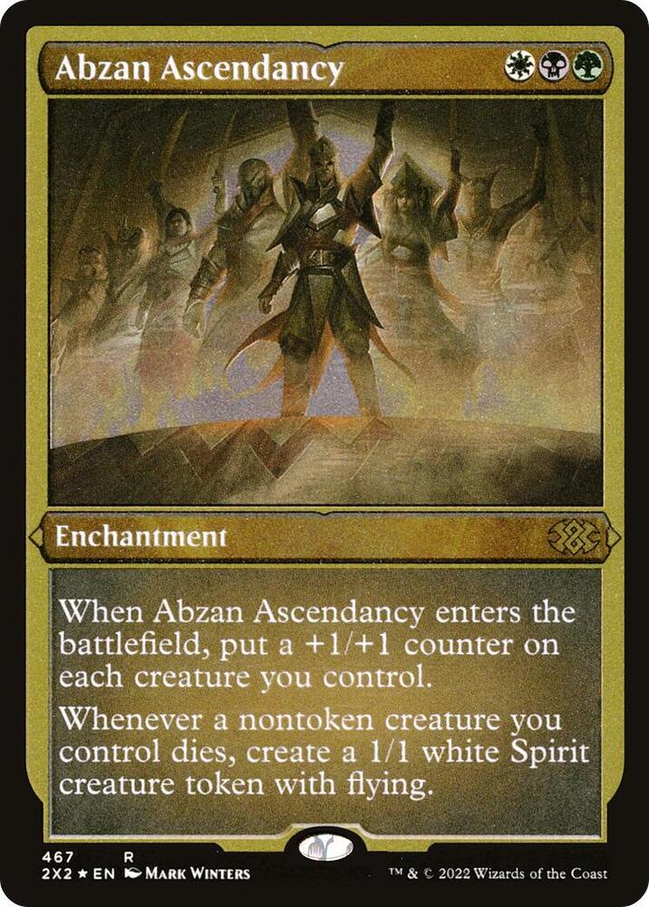 Abzan Ascendancy Foil Etched (Double Masters 2022)  - Foil