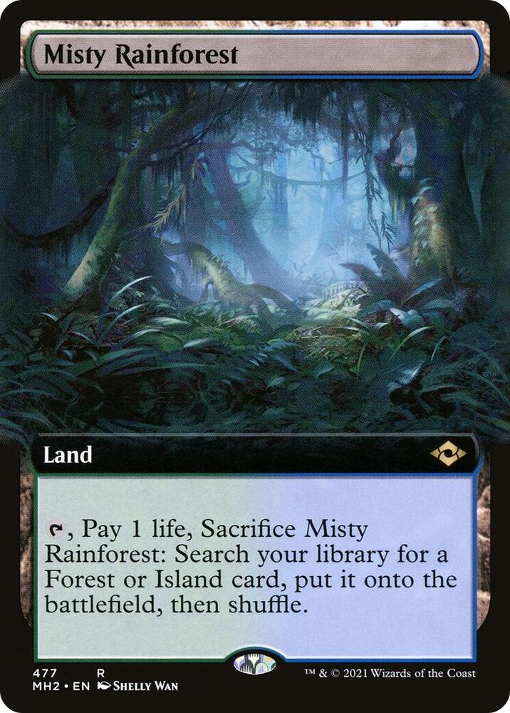 Misty Rainforest Extended Art (Modern Horizons 2) 