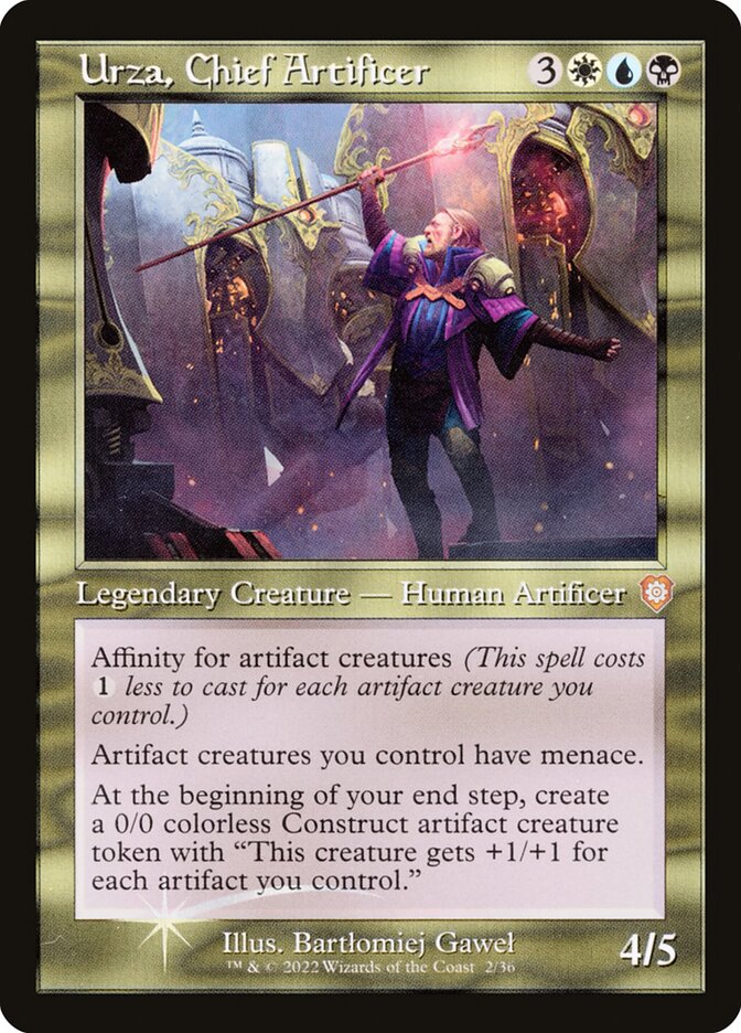 Urza, Chief Artificer (Commander: The Brothers' War)  - Foil